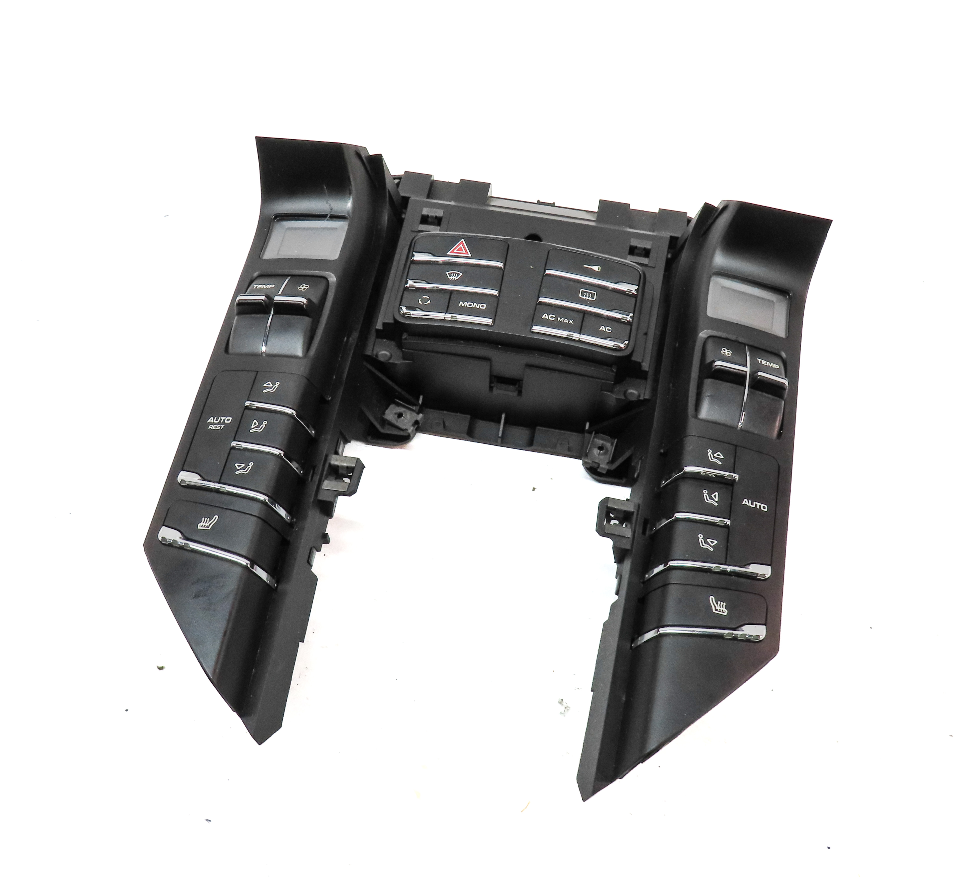 2011 PORSCHE CAYENNE (958) FRONT CENTER CONSOLE A/C HEATER CLIMATE CONTROL PANEL — exact item pictured